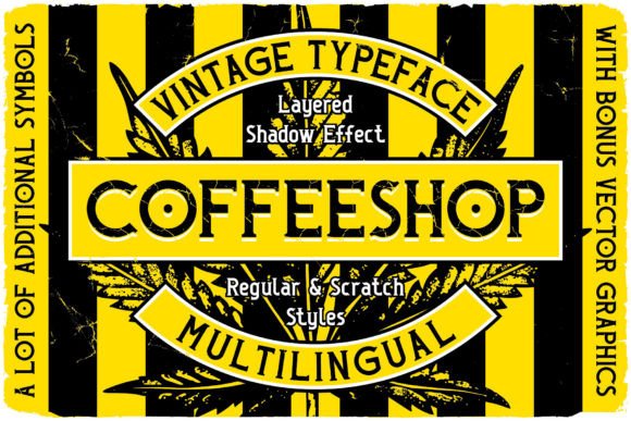 Coffeeshop Font: Vintage Charm for Editorial Design