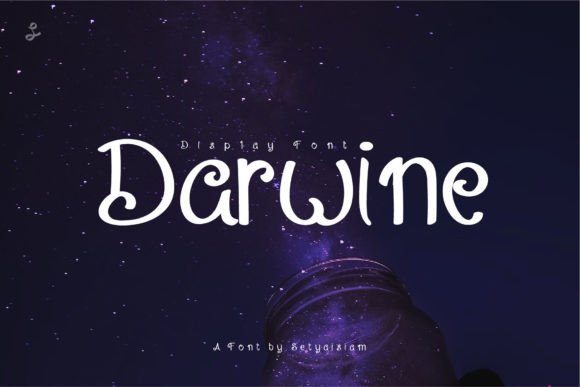 Darwine: A Quirky Display Font for Digital Branding