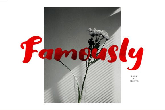 Famously: A Playful Display Font That Brings Joy to Branding Projects