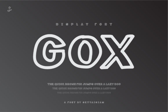Gox: A Display Font That Brings Bold Editorial Presence