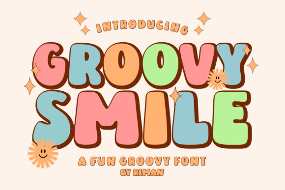 Groovy Smile: A Playful Display Font for Small Business Branding