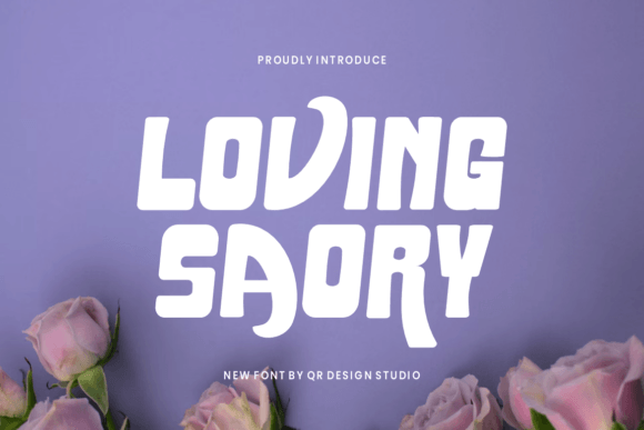 Loving Saory: A Display Font Built for Sports and Gaming Impact