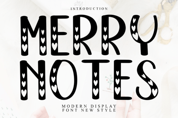 Merry Notes: A Display Font That Brings Warmth to Editorial Design