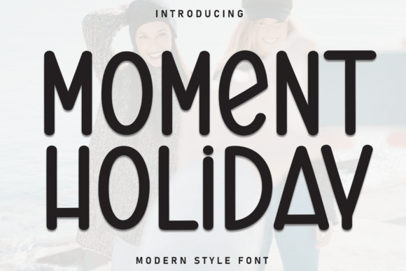 Moment Holiday Font: A Playful Display Typeface for Modern Web Design