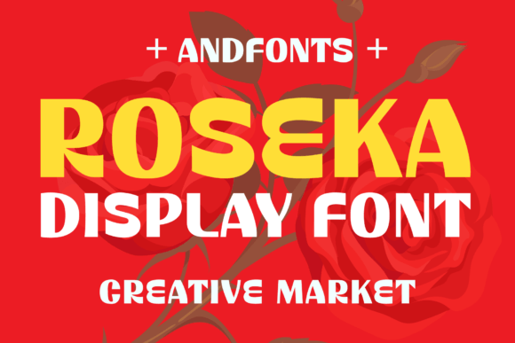 Roseka: A Playful Display Font for Editorial Design