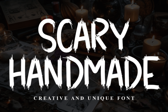 Scary Handmade: A Display Font Built for Crafters and Product Sellers