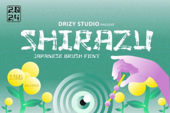 Shirazu: A Japanese Brush Font for Editorial Design
